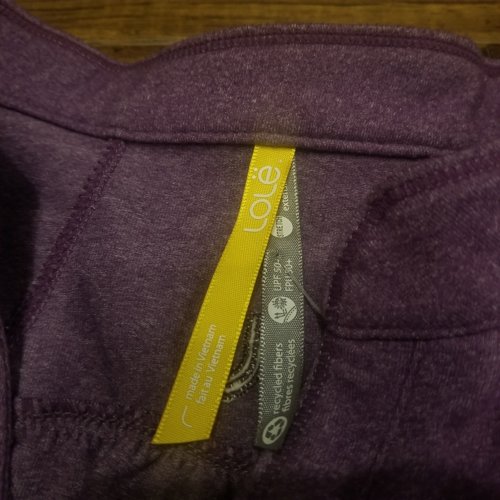Lole Yoga/Active Roll-Tab Sleeve Top - Like New-L - Picture 3 of 4